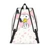 Snoopys Floral Encounter Backpack for Men Women Fashion High School Work Daypack  Laptop Computer Shoulder Bag Outdoor