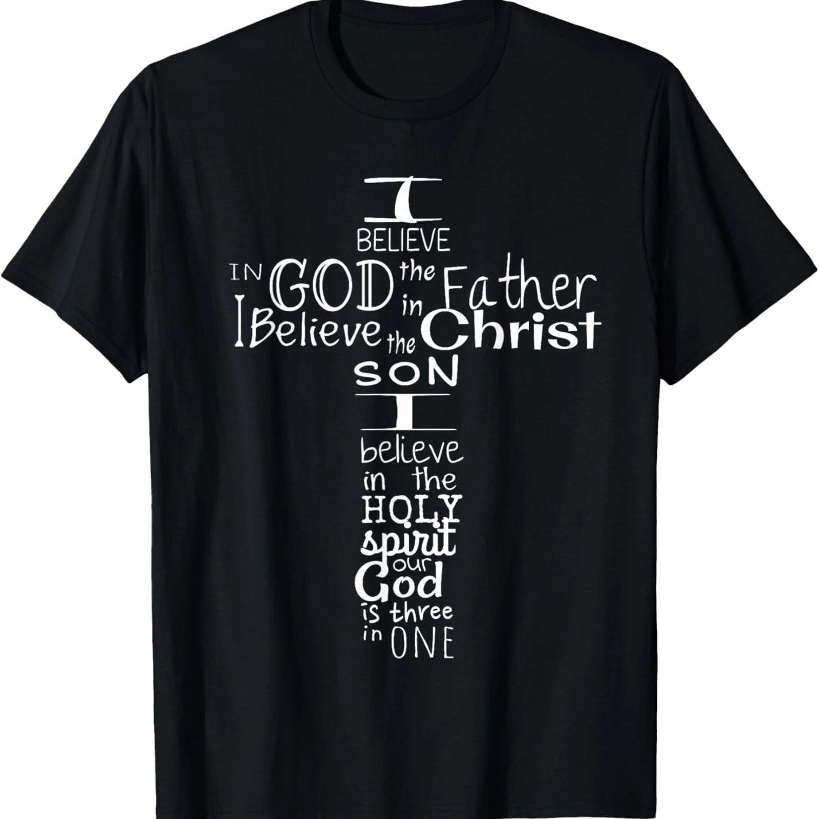 This I Believe Christian Faith Inspirational Graphic T-Shirt XL