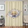 Set Of 2 Window Kitchen Curtains Living Room Door Curtain Detective Conan Bedroom Decoration Partition Blackout Polyester Ideal For