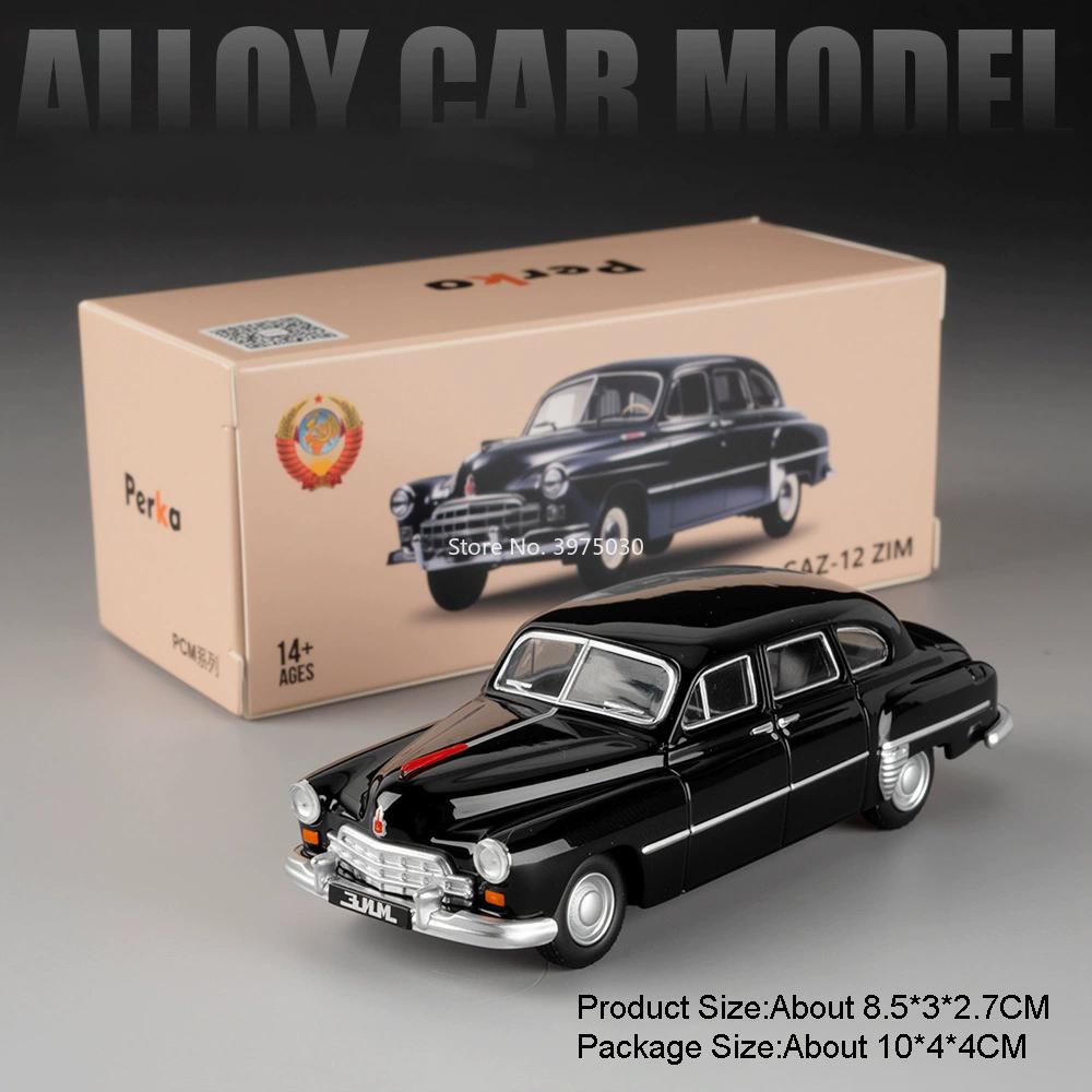 1:64 LADA 2105 2101 GAZ-12 ZIM ZIS-110 Model Cars Toy Alloy Diecast Wheel Shock Absorption Miniature Vehicle Child Perfect Gifts