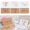 30PCS Gift Wedding Party For Small Business White/Kraft Paper Label Thank You Cards Greeting Card Rainbow Color Letters