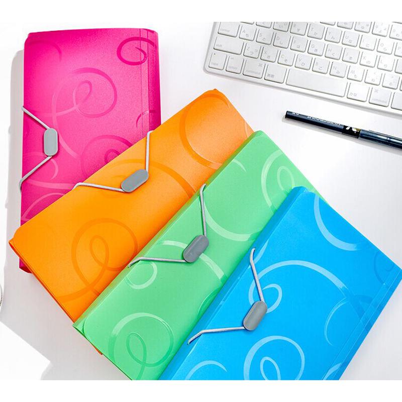 PDTO 1 szt. Nowy A6 rozszerzający się teczka na dokumenty Organizer do przechowywania dokumentów biurowych