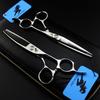 6.0" SHY-01 Gem Hairdressing Scissors - Straight & Thinning Barber Shears