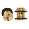 Solid Brass Bucket Connectors Set NPT Female and GHT Male Bathroom Accessory Kitchen Supplies for Water Tanks and Hoses