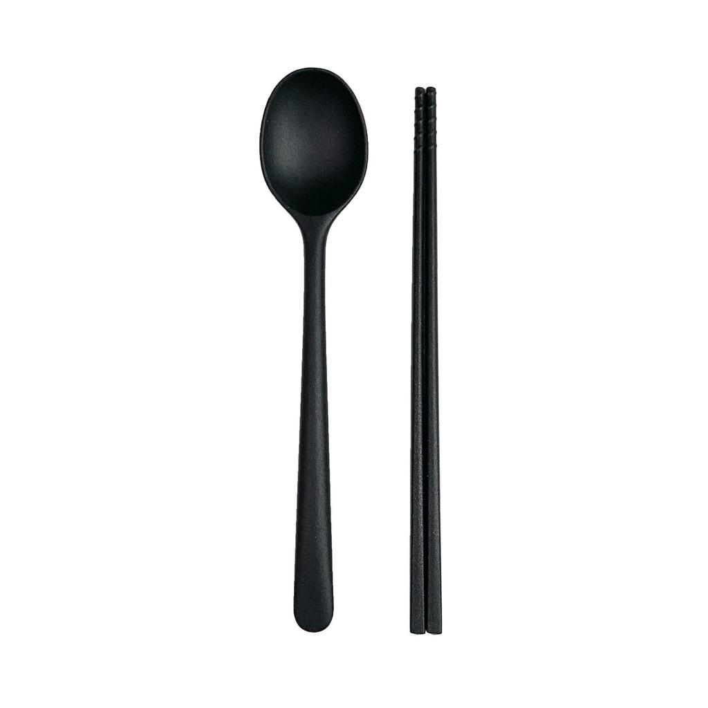 Kids' Portable Non-Slip Colored Silicone Chopsticks & Spoon Set
