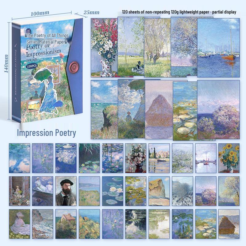 Стихотворение обо всем: Винтажная литературная бумага для заметок для DIY-журналинга