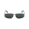 Celine Metall Rechteckige Sonnenbrille Unisex Sonnenbrille Gold CL40325U30N