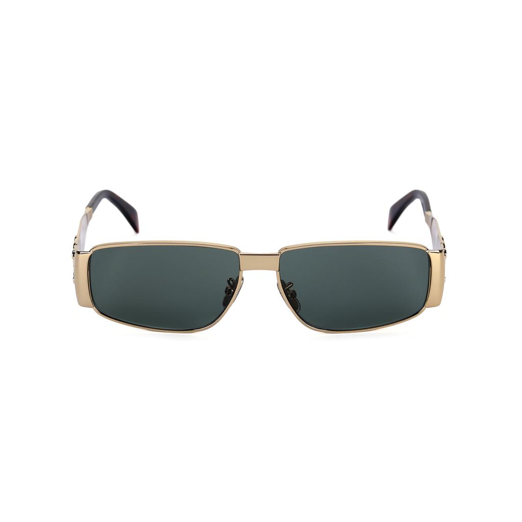 Celine Metall Rechteckige Sonnenbrille Unisex Sonnenbrille Gold CL40325U30N