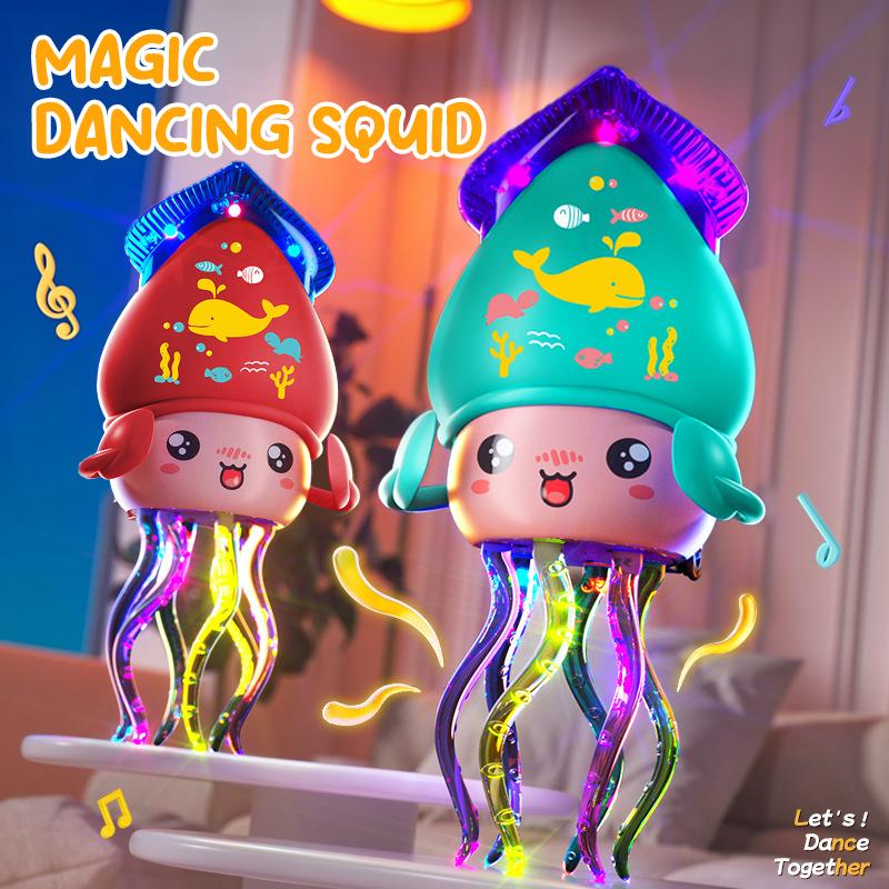 Fun Interactive LED Light Up Octopus Toy Intelligent Design Stress Relief Gift