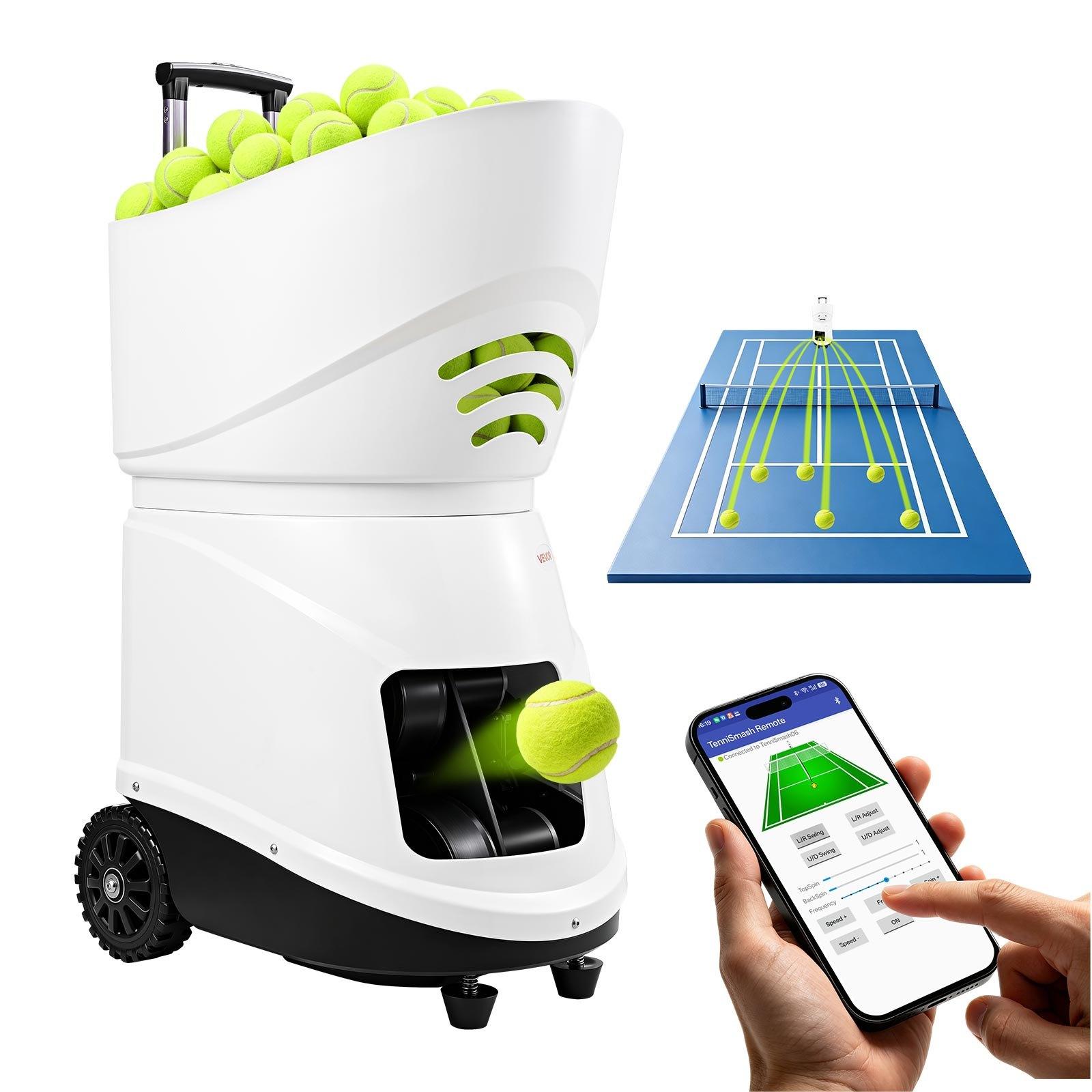 VEVOR Tennis Ball Machine Auto Portable