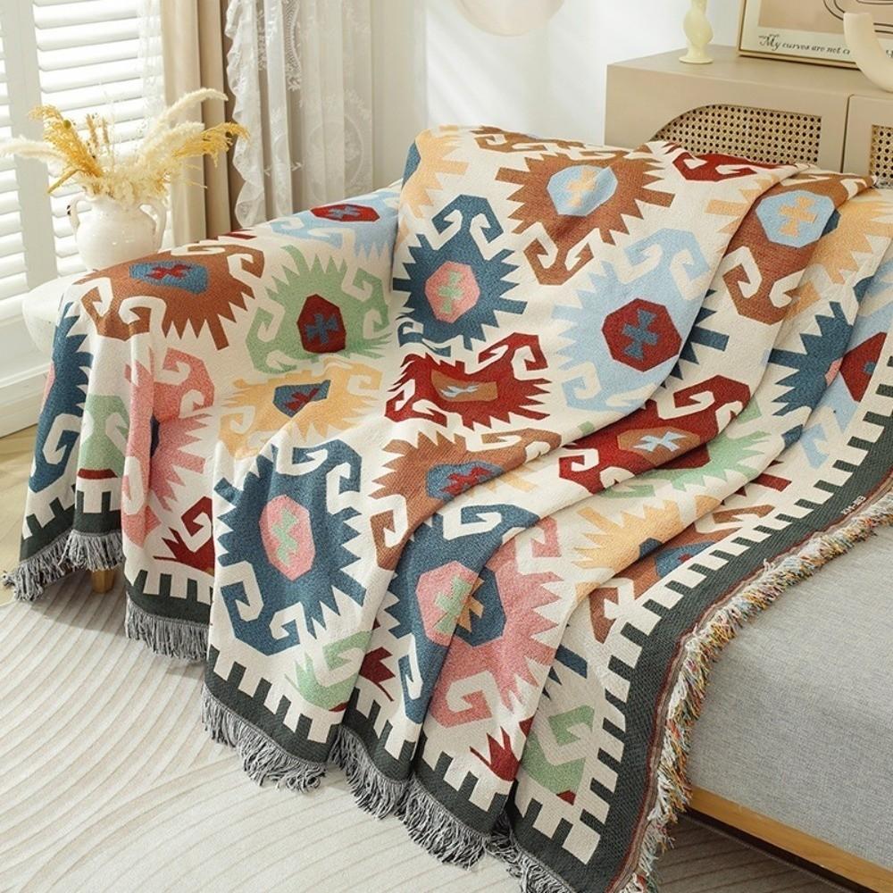 Ins Style Sofa Cover Double Use Beds Blanekets Durable All-inclusive Sofa Cover  Living Room