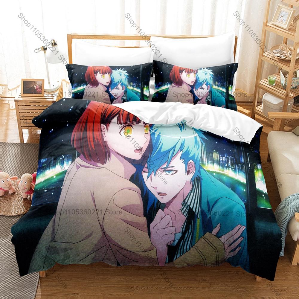 Uta No Prince-sama 3PCS Bedding Set STRISH Idol Print Soft Microfiber Duvet Cover Pillowcase