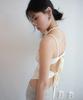 Lujeuseullibobeo Ribbon Tie Camisole *Cream