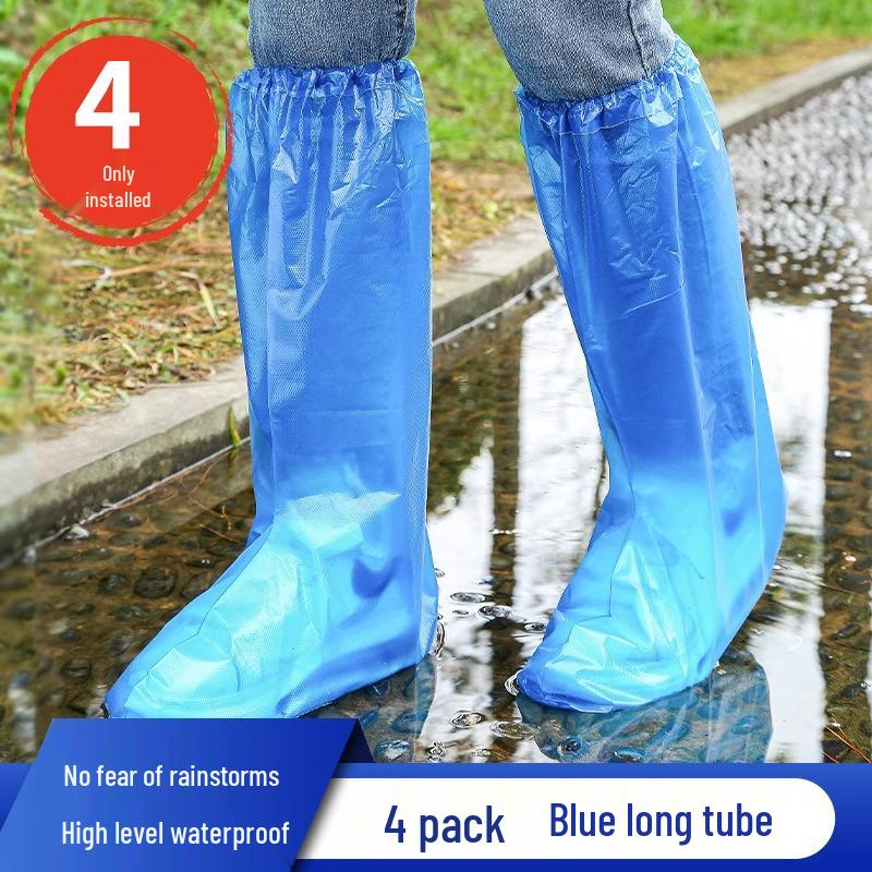 Waterproof Non-Slip Transparent Disposable Rain Boot Covers
