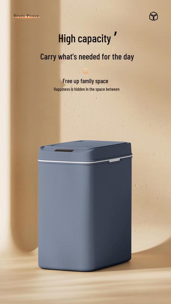Automatischer Smart-Mülleimer mit großem Fassungsvermögen für Haushalt, Wohnzimmer und Küche