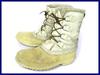 Canada Vintage//Leather Snow Boots MANITOU Model/25.0-26.0/White/With Inner Liner(USED)