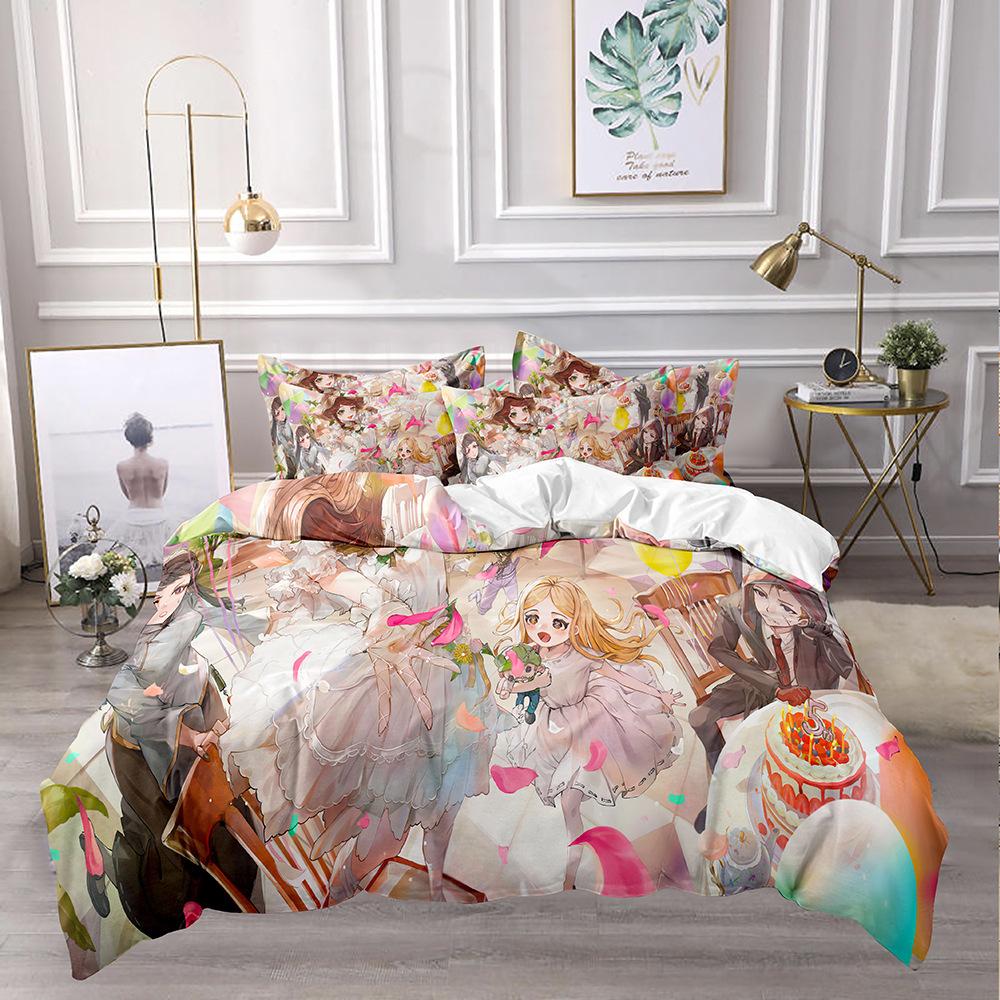 Fifth Personality Quilt Cover Bedding 3D Digital Printing Three-Piece Set