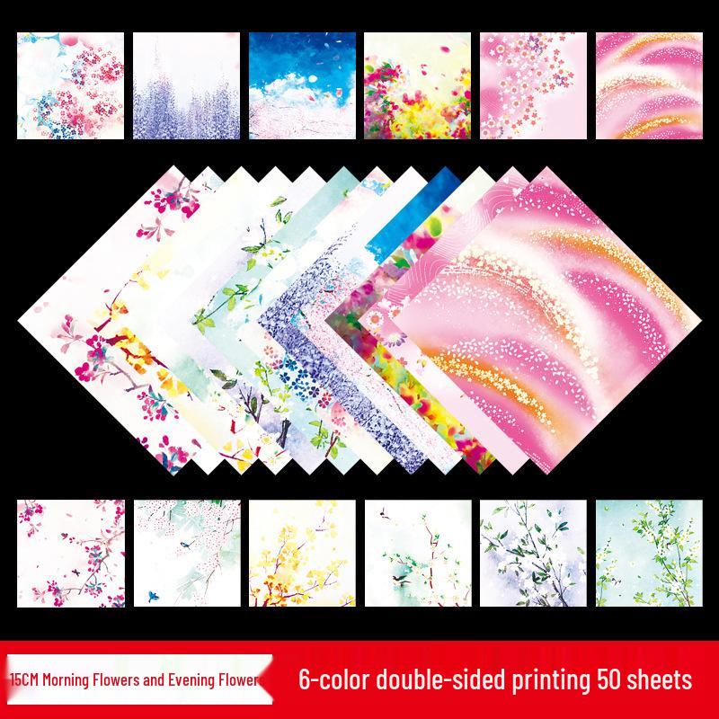Starry Sky Origami Constellation Paper: Double-Sided Square Craft Sheets for Children's Colorful Projects