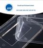 Square Disposable Plastic Food Containers