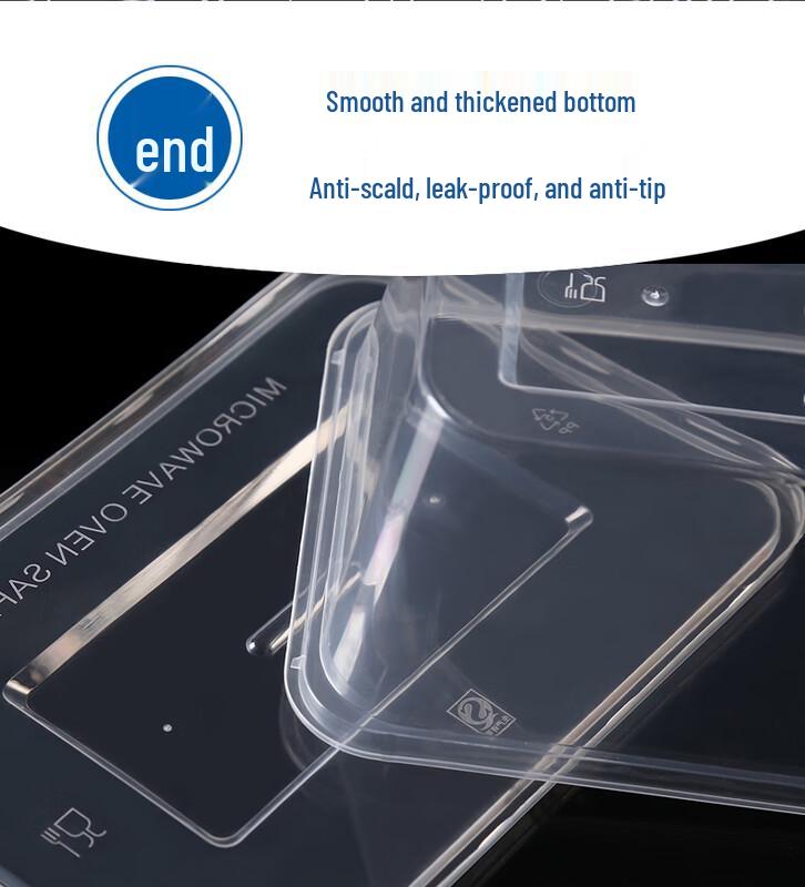 Square Disposable Plastic Food Containers