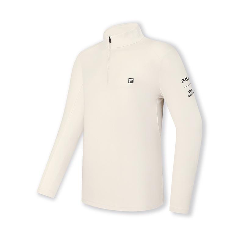 New FILA T Shirts Men's Gray Wheat A11M447202FBG