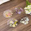 1/4 Stück 2D Runde Bunte Bedruckte Untersetzer Transparent Künstlerische Florale Untersetzer Hochzeit Geburtstag Tischdeko Muttertagsgeschenke
