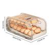 Egg Tray 2-Tier Sliding Lid Automatic Rolling Egg Holder Countertop Refrigerator Organizer for Freezer Pantry Cabinet Home
