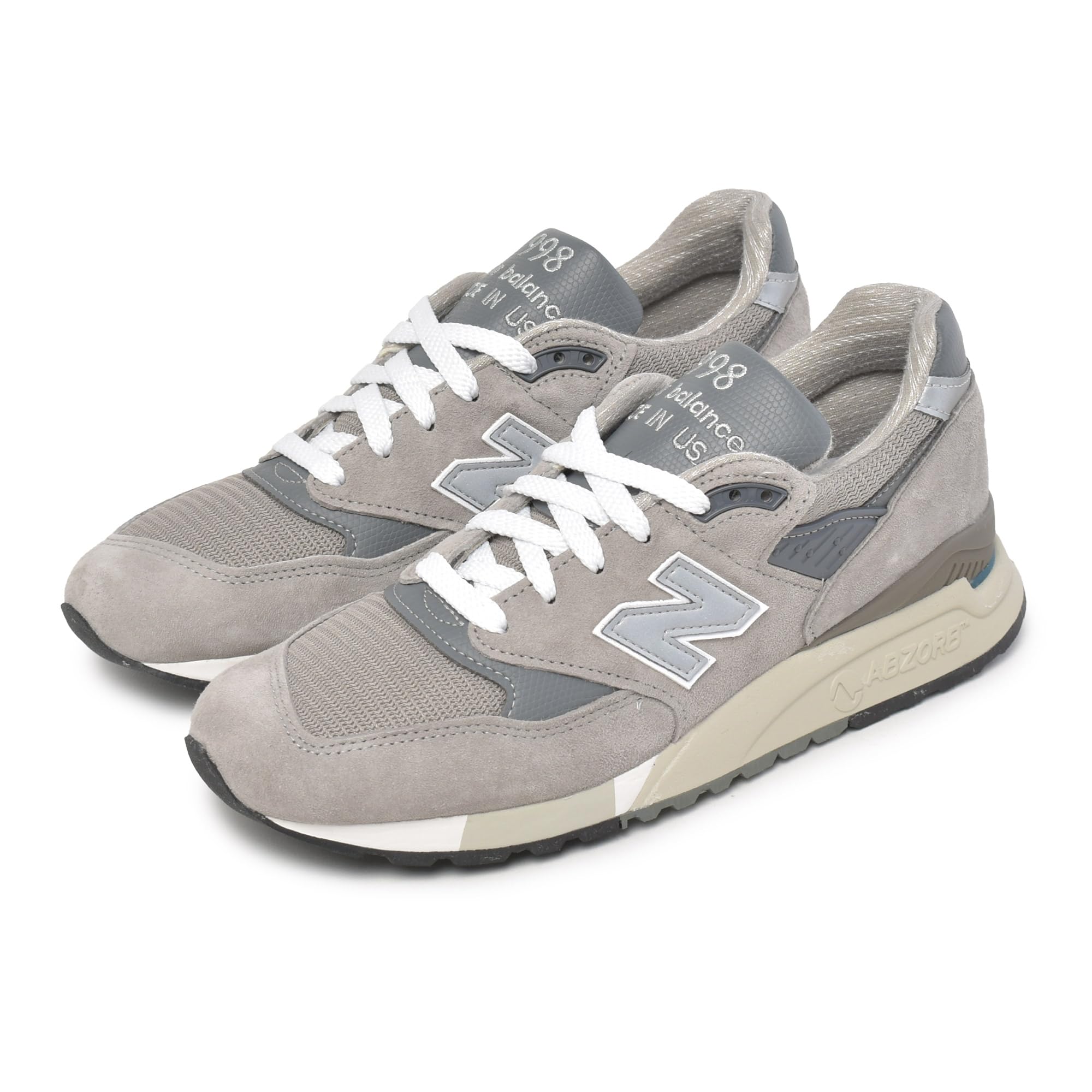 

Сделано в США 998 U998GR Кроссовки Серый [New Balance] US6.5 (24.5см) [Использовал] серый