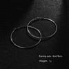 Geometric Metal Temperament Ring Punk Large Circle Ear Studs Hoop Earrings Fashion Jewelry
