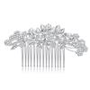 Handmade Bridal Hair Comb with Hairpin for Wedding Crown Updo Accessory