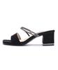 Saera Square Toe Cubic Double Strap Mule K56S003 (A Type)