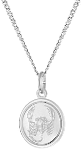 Trendor Kids Zodiac Necklace Scorpio 925 Sterling Silver 28606-11 Timeless Jewelry Gift for Children