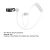 Agent Clear Stretch Earpiece Clip Secret Coil Metal Service Cosplay Costume Prop Adults