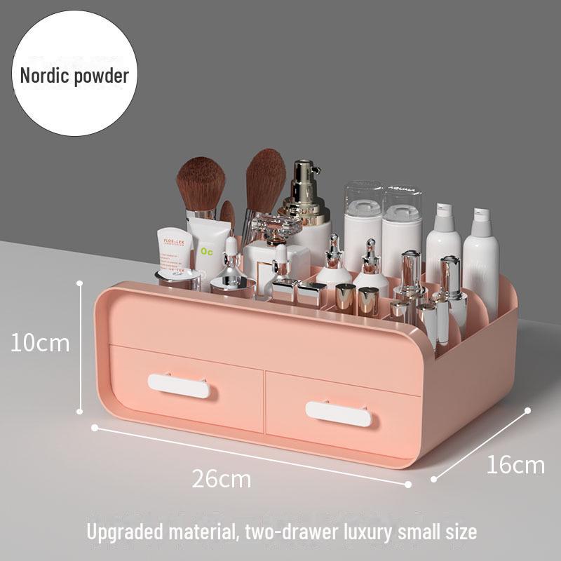 Organizator Compact pentru Birou de Dormitor: Cutie de Depozitare Machiaj și Cosmetice Stil Sertar