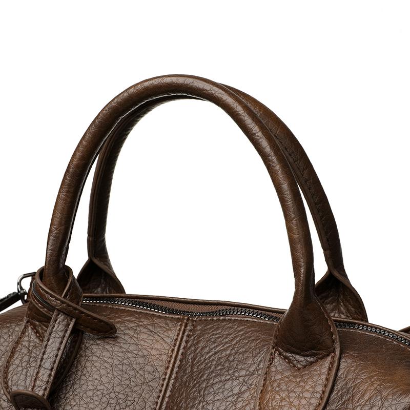 PU Retro Women's Bag Large Capacity Shoulder Crossbody Bag