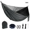 Quick-Open Mosquito Net Hammock: Outdoor Camping with 210T Nylon and Encrypted Mesh