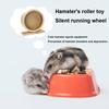 Hamster Roller Wheel Multipurpose Wood Silent Running Toy Non-toxic Wooden Silent Spinner for Hamster Mice Guinea Pigs