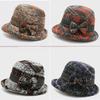 Warm Fisherman Hat Headdress Outdoor Cap New Bucket Cap  Old Lady
