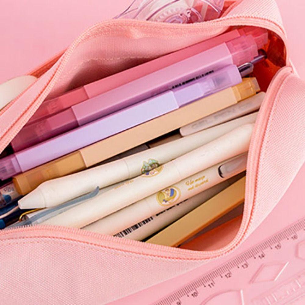 Large Capacity Pencil Case Waterproof Stationery Organizer High Quality Pen Pouch  Students
