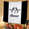 Blaser Logo Tapestry Art Printing Japanese Wall Tapestry Anime Wall Hanging Home Decor