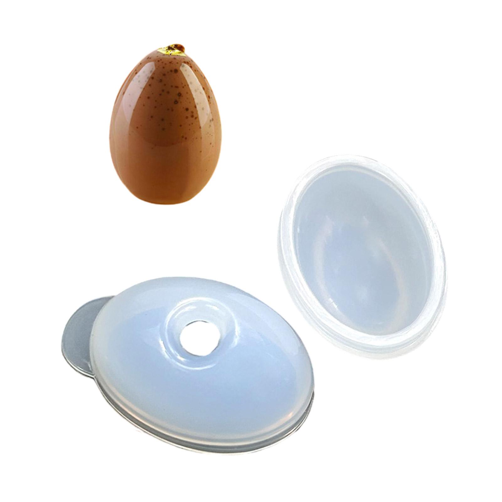 

Fondant Chocolate Molds 3D Egg Shape Silicone Molds Fondant Cake Decorating Tool Candle Soap Molds Easily to Clean A