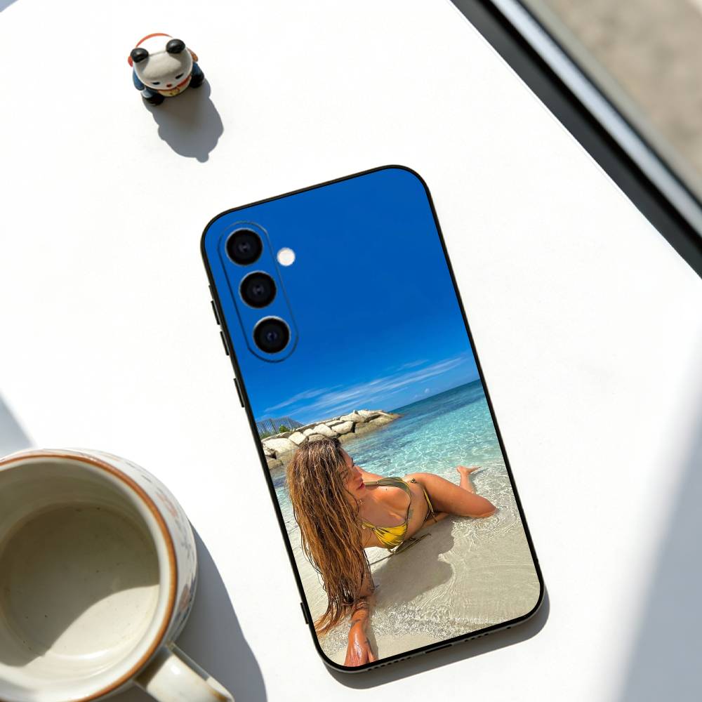Singer Karol G Phone Case Soft black For Samsung Galaxy A73,A72,A71,A70,A53,A52,A51