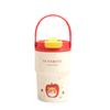 Water bottle cartoon tea warehouse double drink coffee cup high value stainless steel ceramic liner thermos cup portable cup