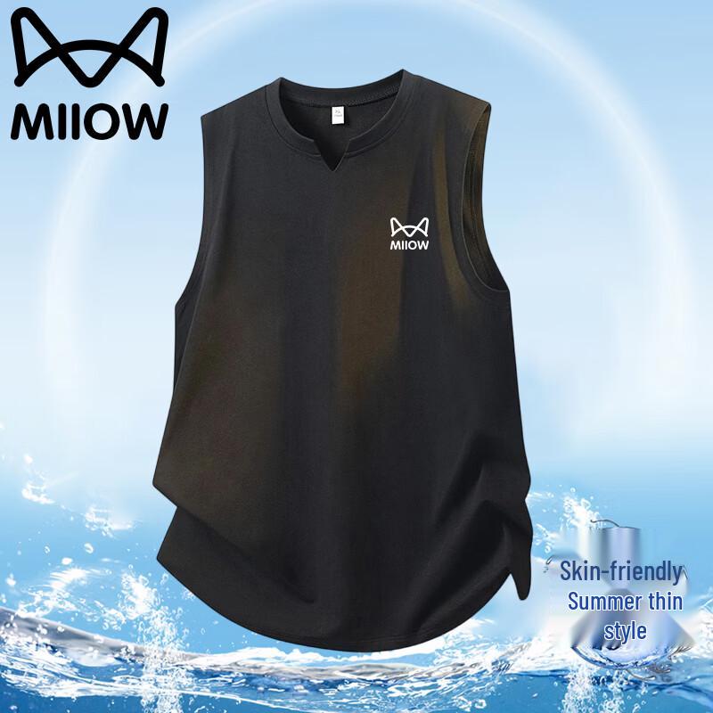 MiiOW Men s Quick-Dry Sleeveless T-Shirt XL