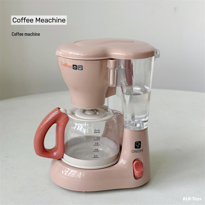 Korean Kids' Play Kitchen Appliances: Simulation Electric Washing Machine, Coffee Maker, Bread Maker, Water Dispenser