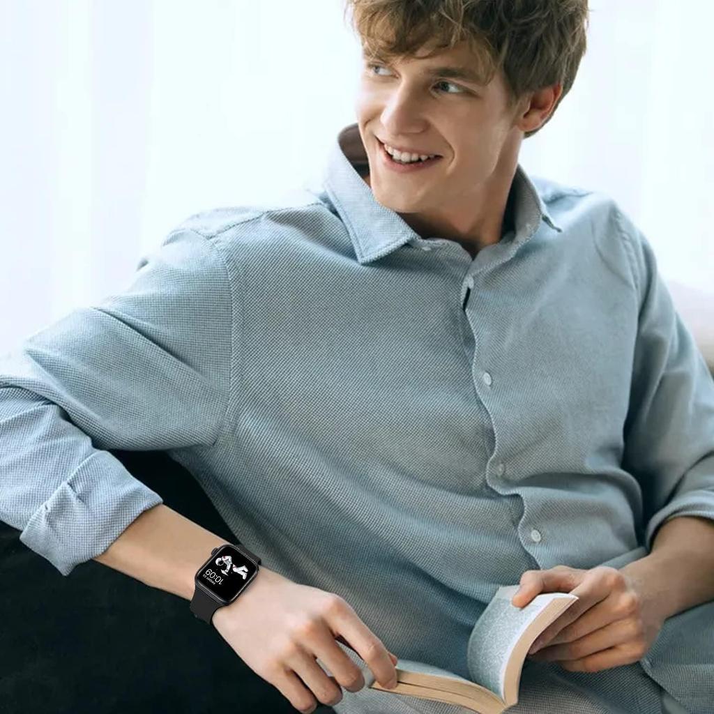 Sport Silicone Strap For Apple Watch Bands 40mm 44mm 46mm 45mm 41mm 49 42mm Correa Bracelet iWatch series 10 11 9 8 7 ultra 3 SE