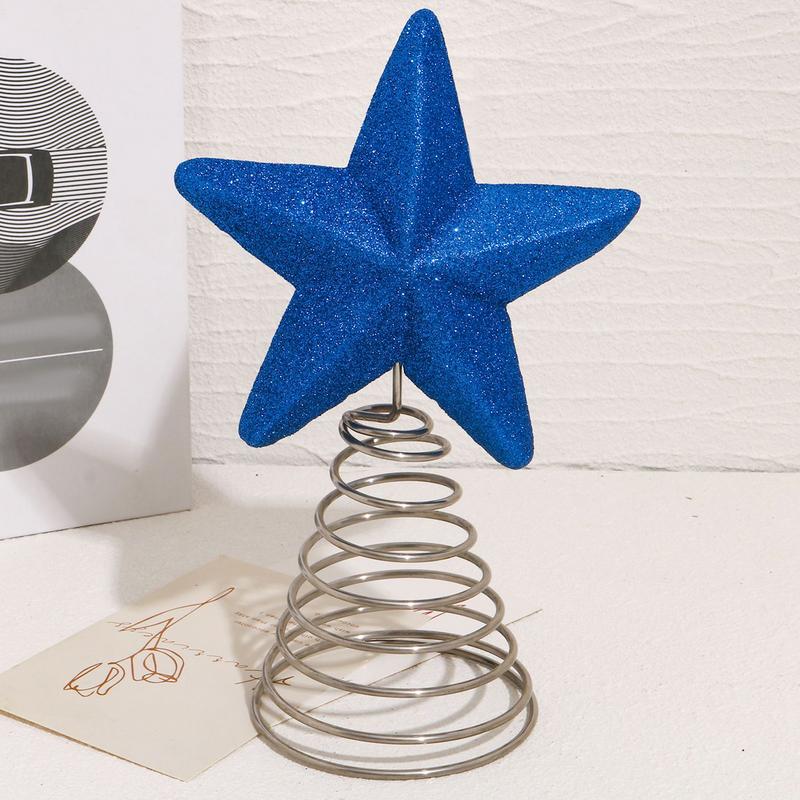 Weihnachtsbaumspitze Weihnachtsstern Baumspitze Dekoration Feiertagsdeko Ornament Festliche Indoor-Party Wohnaccessoires Für