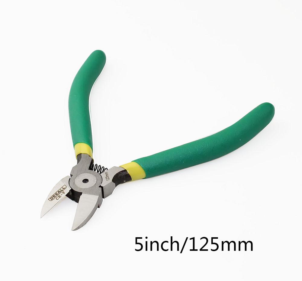 

Пластиковые плоскогубцы CR-V 5/6 дюймов Ювелирные изделия Электрические провода Кабелерезы Режущие боковые ножницы Ручной инструмент Инструмент электрика