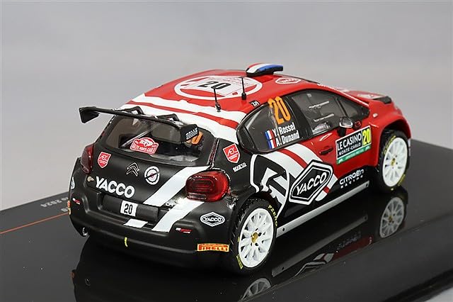 IXO C3 Rally 2 2024 Monte Carlo Rally Dunand 1/43 Citroën #20 Y. Rossel/A.