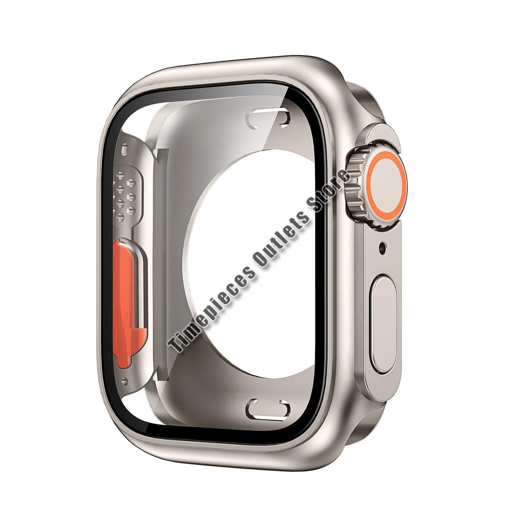 Skärmskyddsfodral för Apple Watch 11 / 10 42mm 46 44 45 40 41mm Hård PC Stötfångare iwatch 11 10 9 8 7 6 5 4 Byt till Ultra3